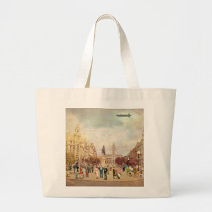 Bolso De Tela Gigante Os Aliados, Porto. 1935