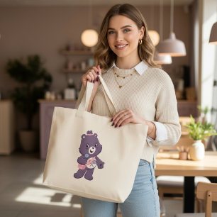 Bolso De Tela Gigante Oso