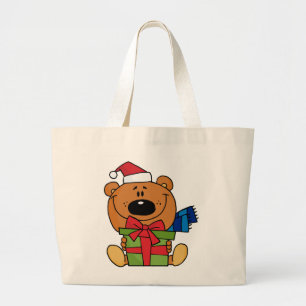 Bolso De Tela Gigante Oso con camisetas y regalos de vacaciones