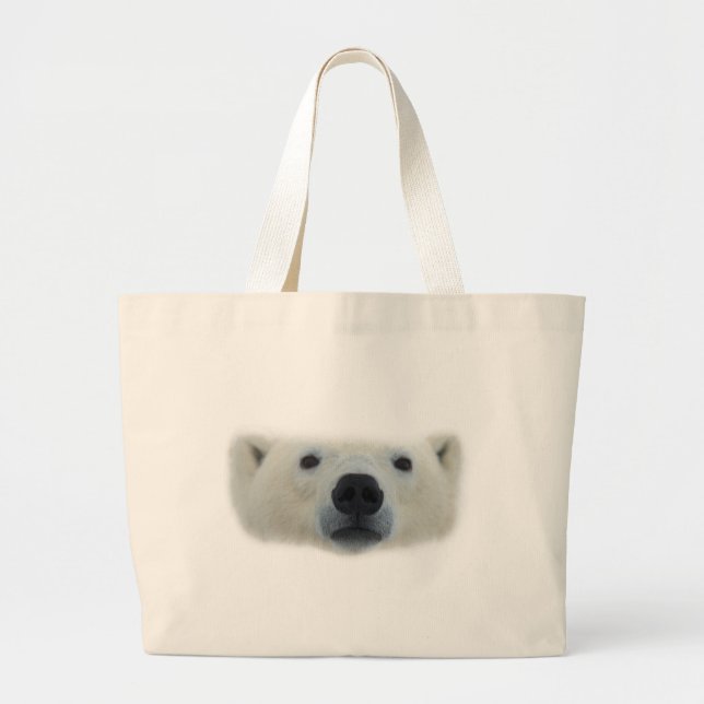 Bolso De Tela Gigante Oso polar (Frente)