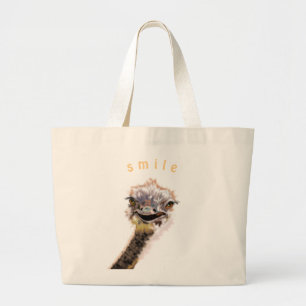 Bolso De Tela Gigante Ostrich feliz