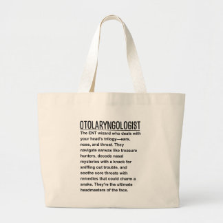 Bolso De Tela Gigante Otolaringólogo
