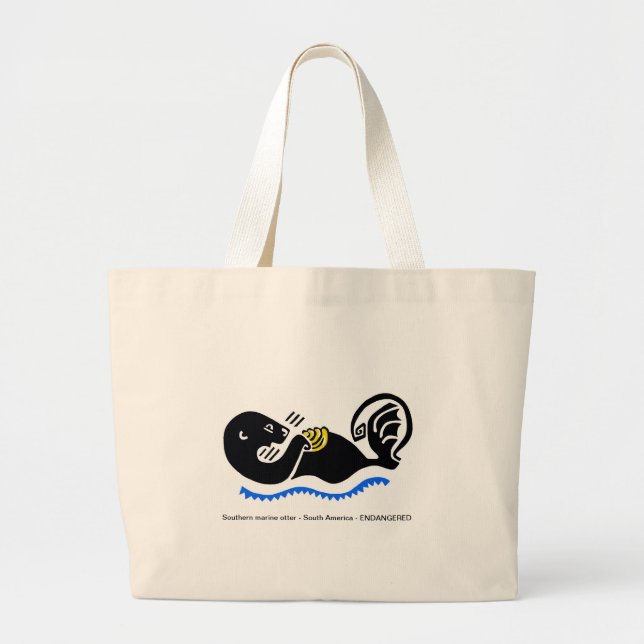 Bolso De Tela Gigante Otter - Tote bag (Frente)