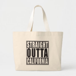 Bolso De Tela Gigante Outta recto California