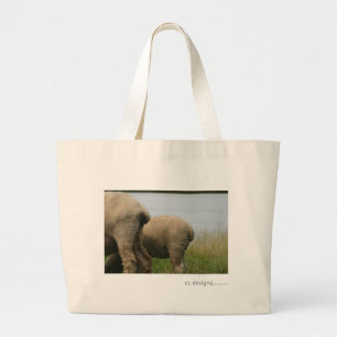 Bolso De Tela Gigante Ovejas, cc-diseño-logotipo