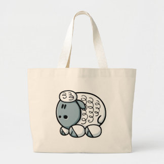 Bolso De Tela Gigante Ovejas del dibujo animado