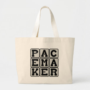 Bolso De Tela Gigante Pacemaker, Heart Aid