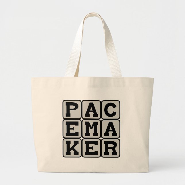 Bolso De Tela Gigante Pacemaker, Heart Aid (Frente)