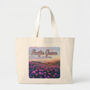 Bolso De Tela Gigante Pacific Grove California Monterey Magic Purple