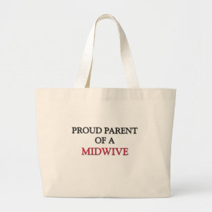 Bolso De Tela Gigante Padre orgulloso de A MIDWIVE