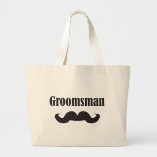 Bolso De Tela Gigante Padrino de boda del bigote