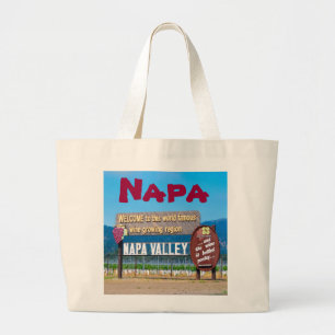 Bolso De Tela Gigante País vinícola de Napa Valley