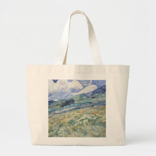 Bolso De Tela Gigante Paisaje detrás de Saint-Paul Vincent van Gogh