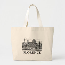 Bolso De Tela Gigante Paisaje urbano de Florencia - Catedral del Duomo
