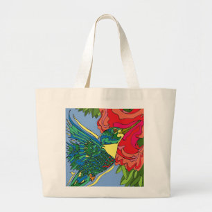 Bolso De Tela Gigante Pájaro humorístico