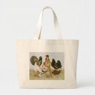 Bolso De Tela Gigante Pájaros de juego
