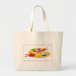 Bolso De Tela Gigante Paleta del artista
