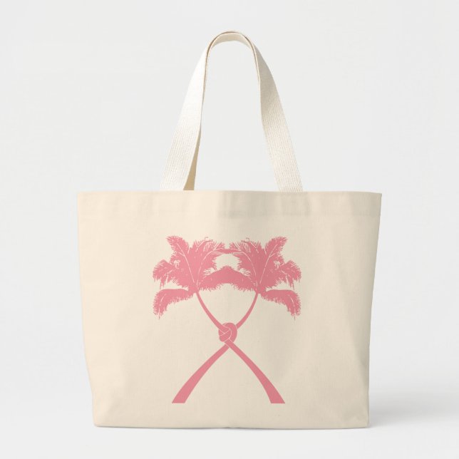 Bolso De Tela Gigante Palm Trees Tropical Tropical Boda Tote Bag (Frente)