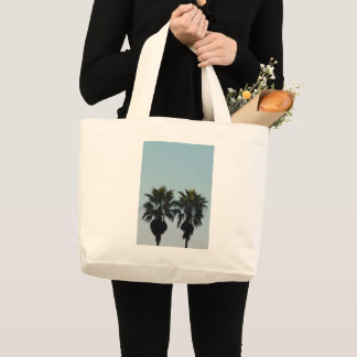 Bolso De Tela Gigante Palmeras de verano