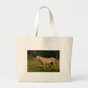 Bolso De Tela Gigante Palomino en flores amarillas