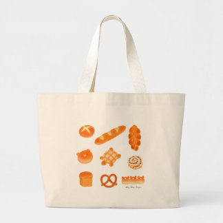Bolso De Tela Gigante Panadería esponjosa variedad de pan snack al estil