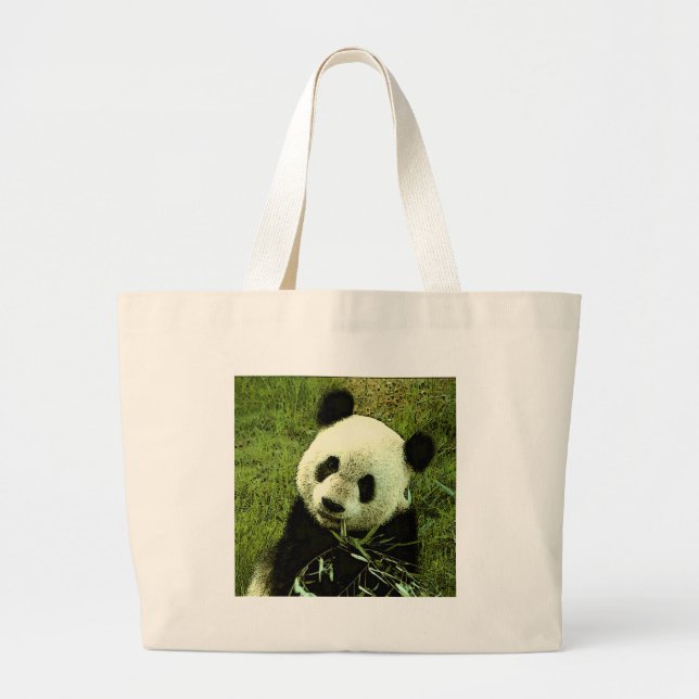 Bolso De Tela Gigante Panda (Frente)