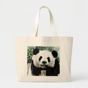Bolso De Tela Gigante Panda