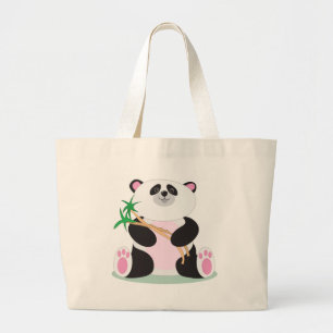Bolso De Tela Gigante Panda