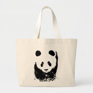 Bolso De Tela Gigante Panda
