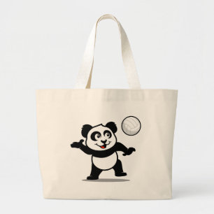 Bolso De Tela Gigante Panda de voleibol