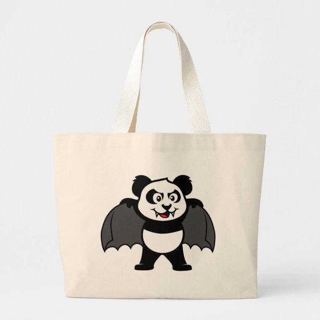 Bolso De Tela Gigante Panda del vampiro (Frente)
