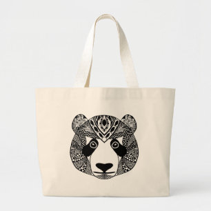 Bolso De Tela Gigante Panda inspirada