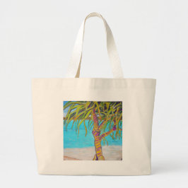 Bolso De Tela Gigante Pandanas de agua azul