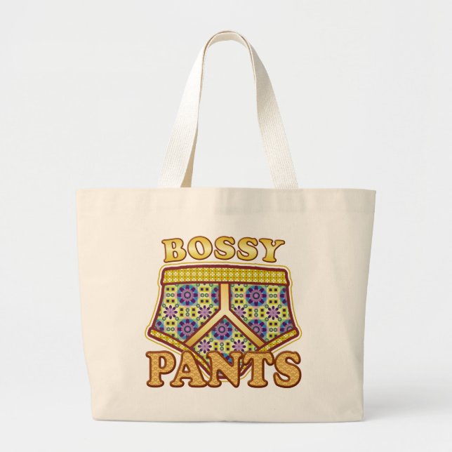 Bolso De Tela Gigante Pantalones mandones v2 (Frente)