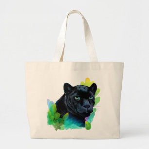Bolso De Tela Gigante PANTERA NEGRA y SELVA DE MEZCLA