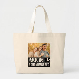 Bolso De Tela Gigante Papá de los Chicas.