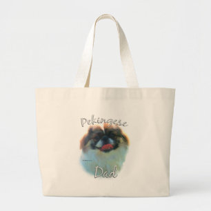 Bolso De Tela Gigante Papá Pekingés 2
