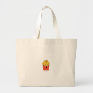 Bolso De Tela Gigante Papas fritas con tema