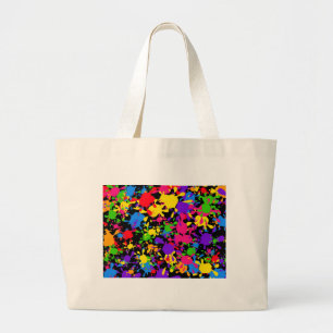 Bolso De Tela Gigante Papel pintado de la salpicadura