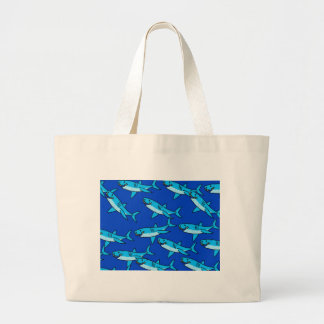 Bolso De Tela Gigante Papel pintado del tiburón