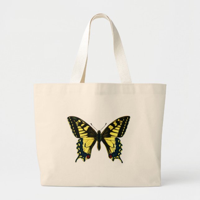 Bolso De Tela Gigante Papilio machaon (Frente)