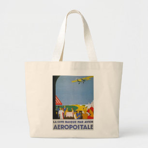 Bolso De Tela Gigante Par vasco Avion de Cote del La
