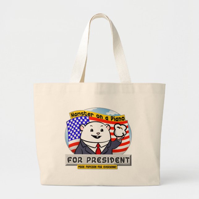 Bolso De Tela Gigante Para el presidente (Frente)