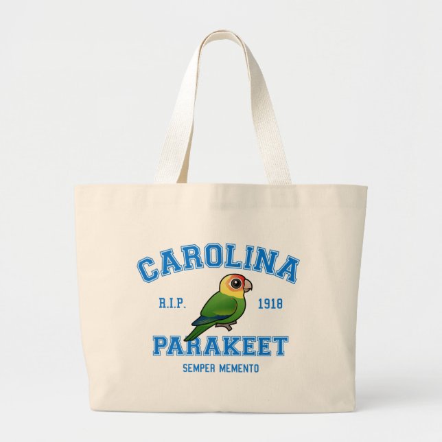 Bolso De Tela Gigante Parakeet del equipo (Frente)