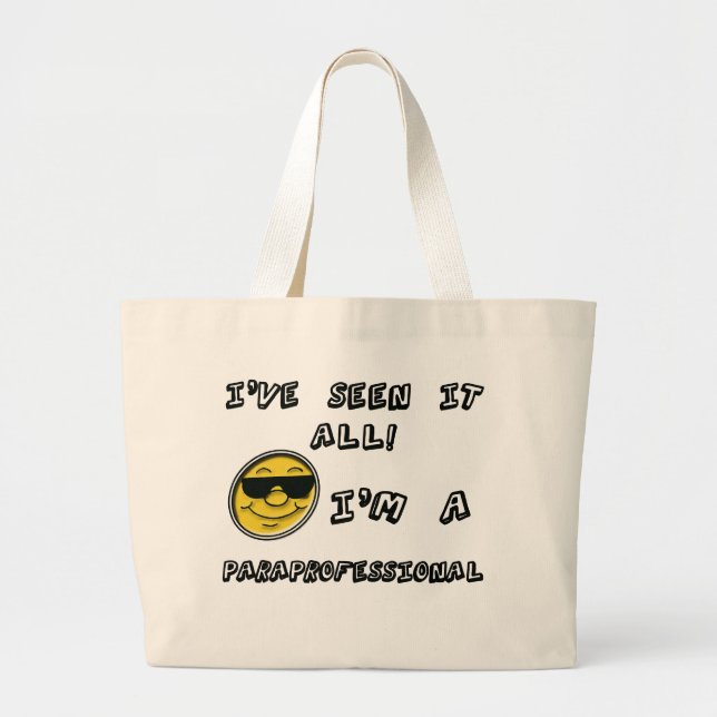 Bolso De Tela Gigante Paraprofessional (Frente)