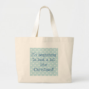 Bolso De Tela Gigante Parecen Navidades
