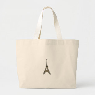 Bolso De Tela Gigante  París:Torre Eiffel: Dibujo de vectores: