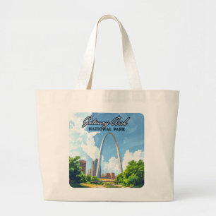 Bolso De Tela Gigante Parque nacional Arco Gateway Missouri St Louis Ret
