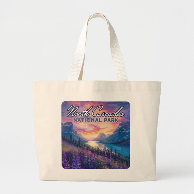 Bolso De Tela Gigante Parque nacional Cascades del Norte (Frente)
