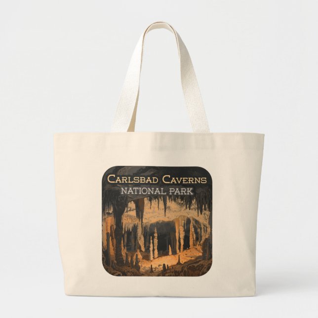 Bolso De Tela Gigante Parque nacional Cavernas Carlsbad Nuevo México (Frente)